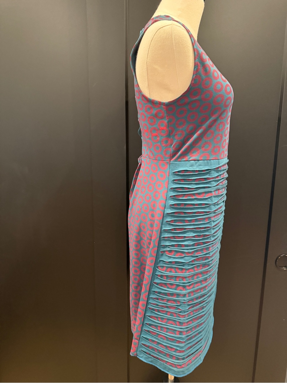 Jayli Phish Stonewashed Razor Cut Mini Donut Dress Embroidered Logo - Large NWOT - Picture 2 of 12